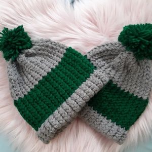 Homemade baby beanies